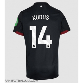 West Ham United Mohammed Kudus #14 Tricou Fotbal Replică 2024-25 Barbati Deplasare